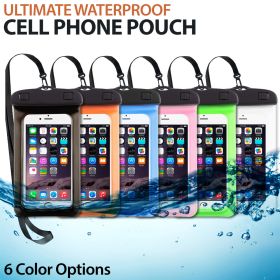 CP2 Waterproof Phone Bag Pouch - Econ Series (Color: Black|Blue|Clear|Green|Orange|Pink)